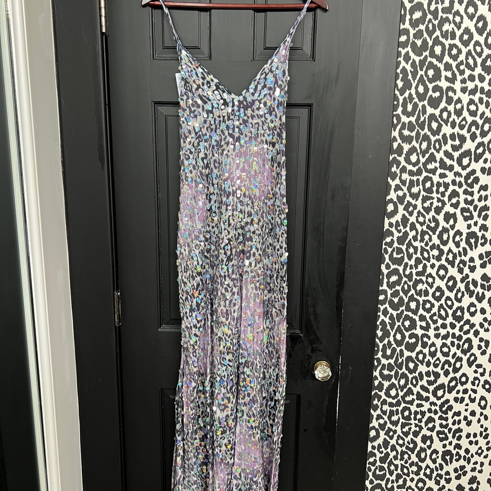 Leopard Print Maxi Dress
